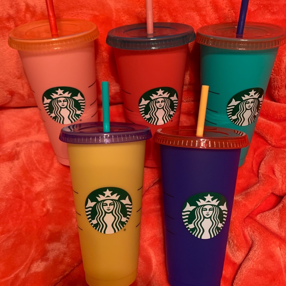(5) Color Changing Cold Cup Set